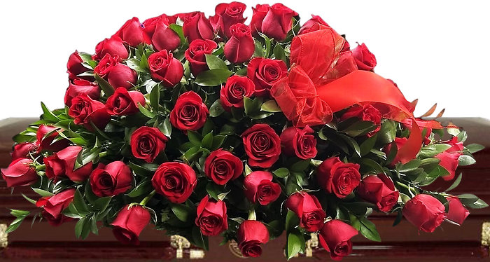 Tranquil Horizon Casket Spray