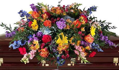 Palette of Peace Casket Spray