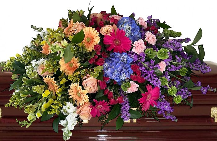 Color of Grace Casket Spray