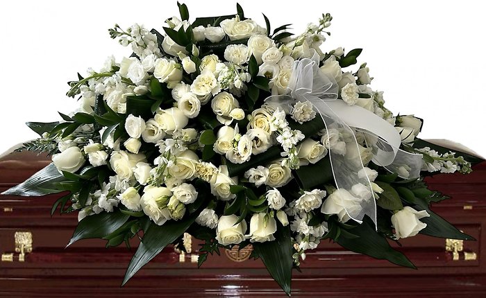 Light of Heaven Casket Spray