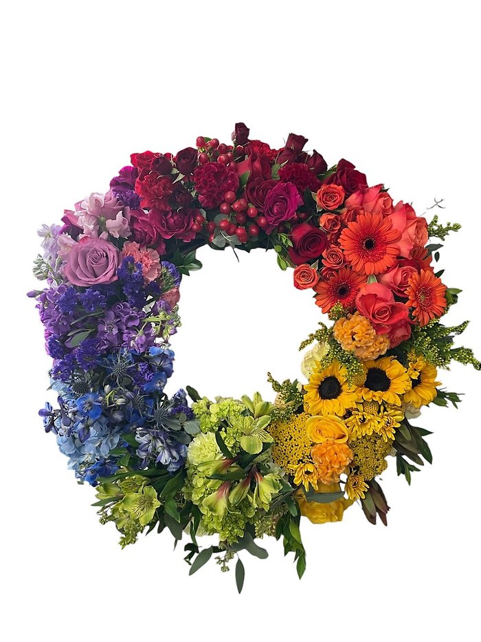 Rainbow Wreath