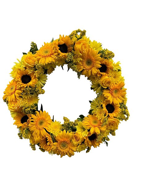 Heaven\'s Golden Light Wreath