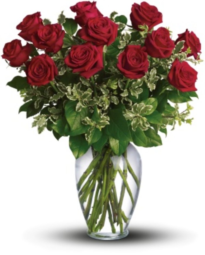 Always on My Mind - 12 Long Stemmed Red Roses